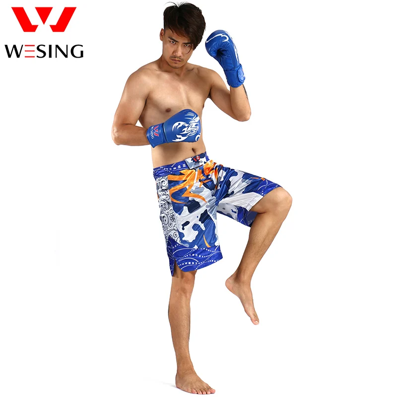 Wesing MMA trunks muay thai boxing short pants sport cool spider