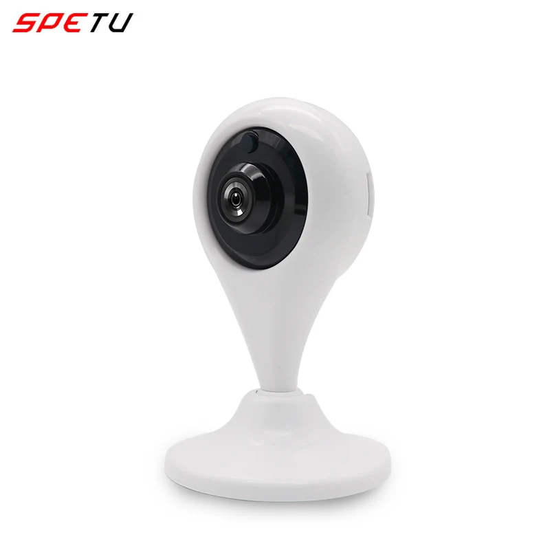 Smart wifi Camera Indoor IP Security Surveillance System with HD 2.0MP Night Vision for Home/Office/Baby/Nanny/Pet Monitor White