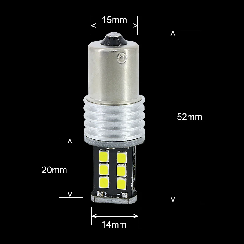 Apmatauto 2x автомобиль светодиодный светильник 1156 Ba15s P21W 800lm обратный светильник шарик для VW passat b6 b5 Гольф 4 5 tiguan Scirocco R36 R20
