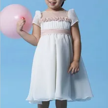 Белое платье детские платья для свадеб 2013 новых свадебное ну вечеринку первое причастие дети театрализованного платья для девочек