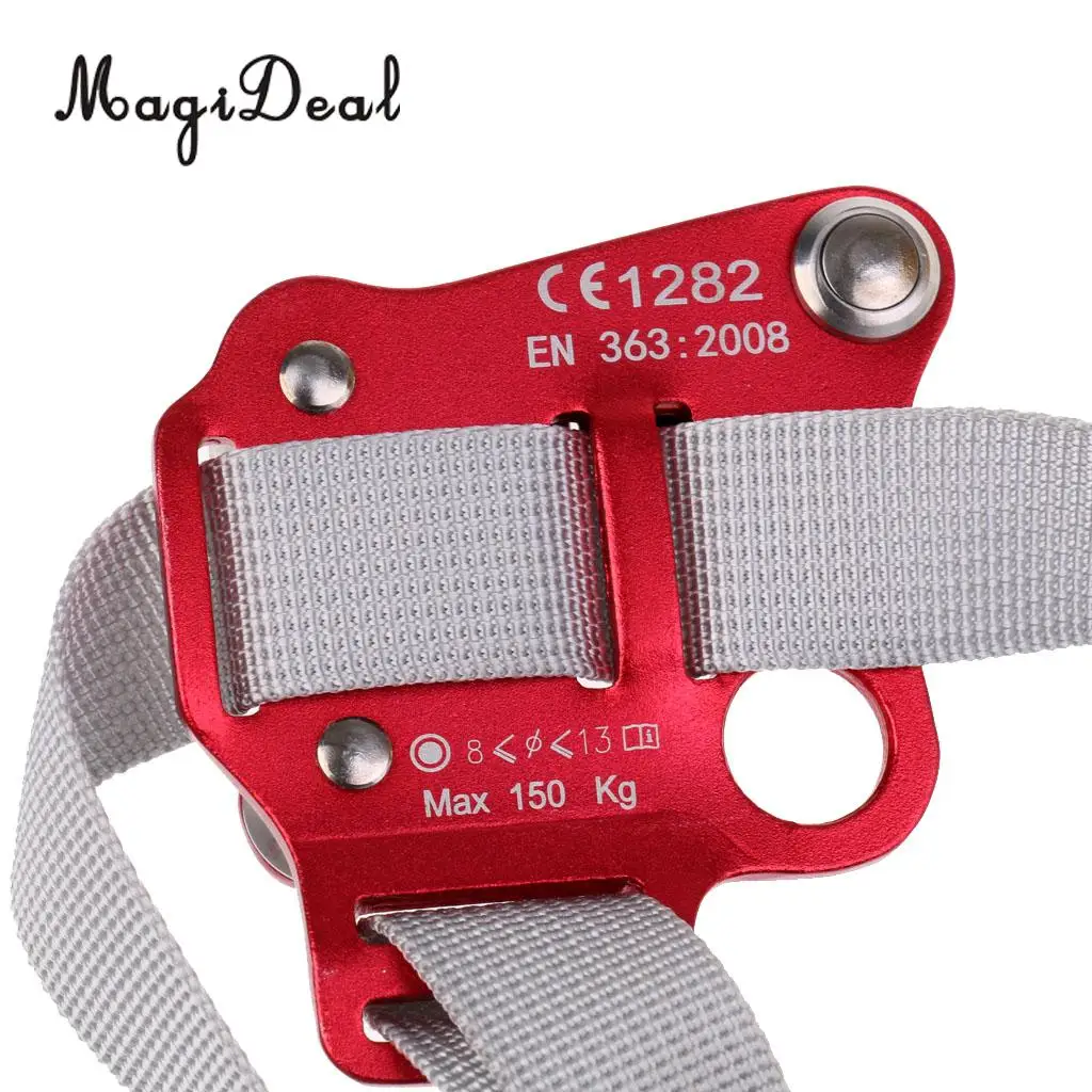 MagiDeal Right Foot Ascender Riser with Roller Bearings Climbing Mountaineering Gear for Rock Tree Climbing Rigging Accessories