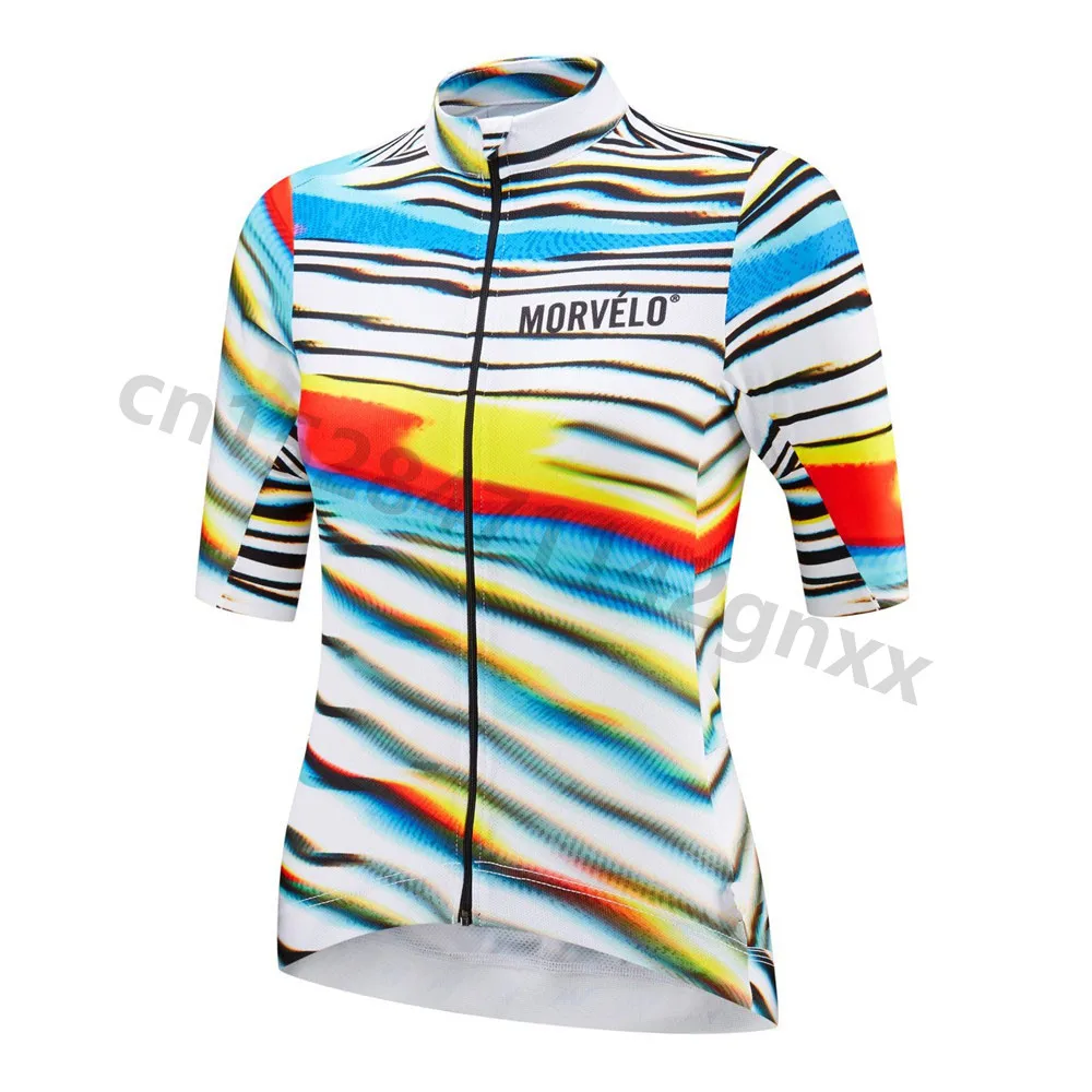 

2019 New Summer Morvelo Short Sleeve Pro team Cycling Jersey Women Mountain Bicycle Clothing Racing Bike Clothes Ropa Ciclismo