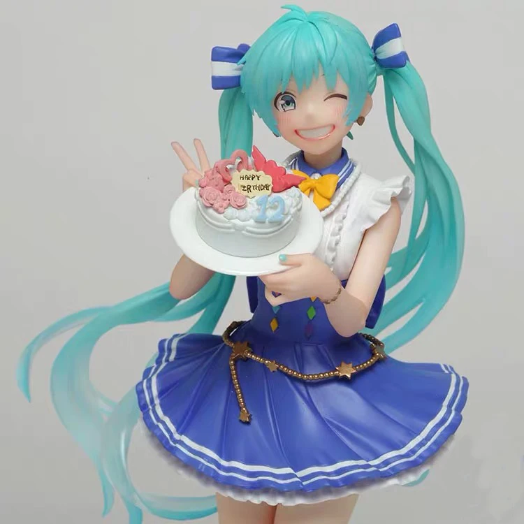 Taito Vocaloid Figur день рождения версия Hatsune Miku фигурка модель фигурные