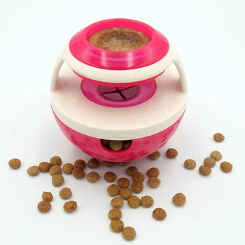 

Economical 1pcs Pet Feeder Tumbler Shape Slow Down Eating Training Food Dispenser Toy ds99