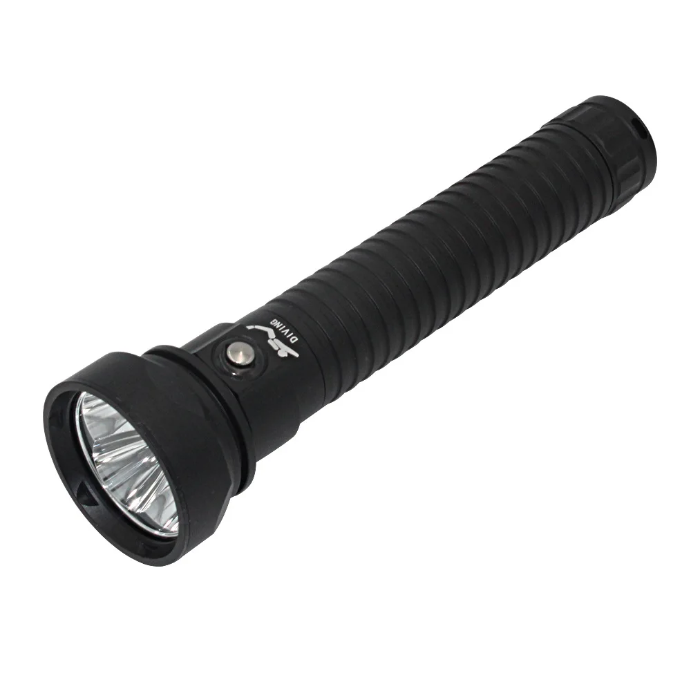

KC fire DL0118 4* XM-L2 LED magnetic control button switch magnetic control mode electric quantity display diving flashlight