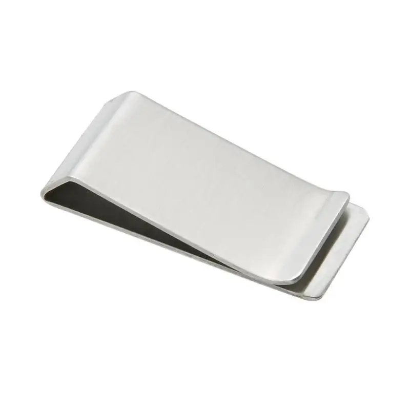 

Stainless Steel Men Money Clip Wallet Card Folder Holder Hollow Design Card ID Case Clip Wallets for Men Brands 2019 Hot Selling