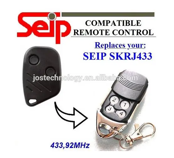 SEIP SKRJ433 garage door replacement remote control rolling code 433,92mhz 20pcs seip skrj433 garage door replacement 433mhz remote dhl free shipping