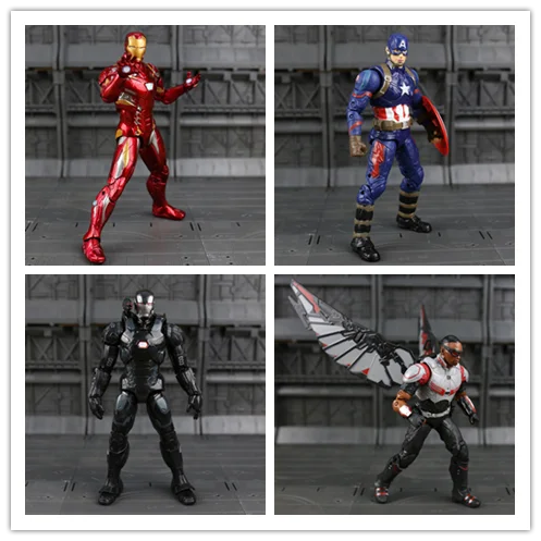 

Disney Marvel 7" Captain America 3 Civil War Iron Man Vision Ant-Man Black Panther Winter Soldier Black Widow Scarlet Model Doll