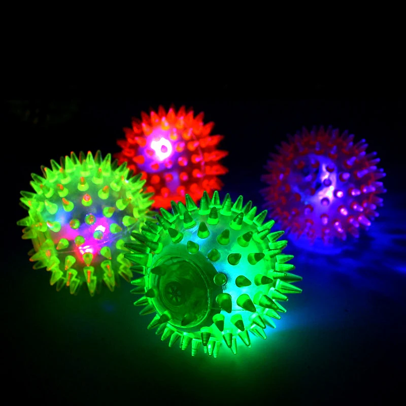 Hot LED Light Elastic Rubber Flash Hedgehog Massage Stimulation Hand Bouncing Ball Pet Products Fitness Massage Roller Ball Hot LED Light Elastic Rubber Flash Hedgehog Massage Stimulation Hand Bouncing Ball Pet Products Fitness Massage Roller Ball
