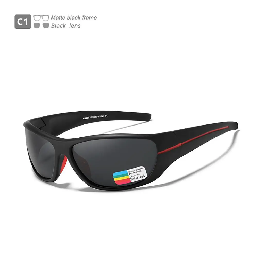 C1 HobbyLane мужские спортивные солнцезащитные очки поляризованные солнцезащитные очки на открытом воздухе велосипедные очки - Цвет линз: C1