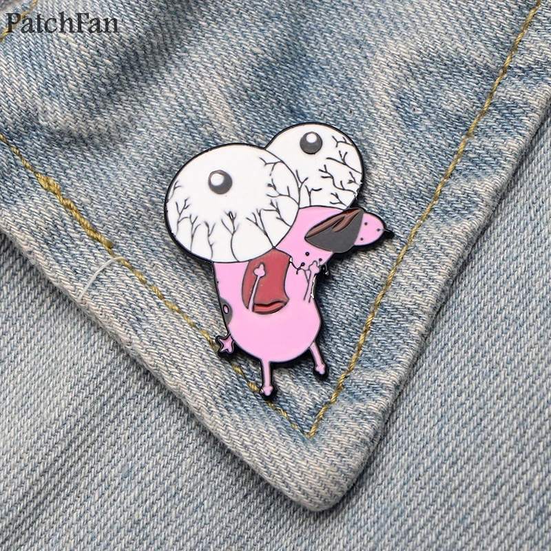 Patchfan с персонажами из мультфильмов цинкового сплава для галстука значки para пакет