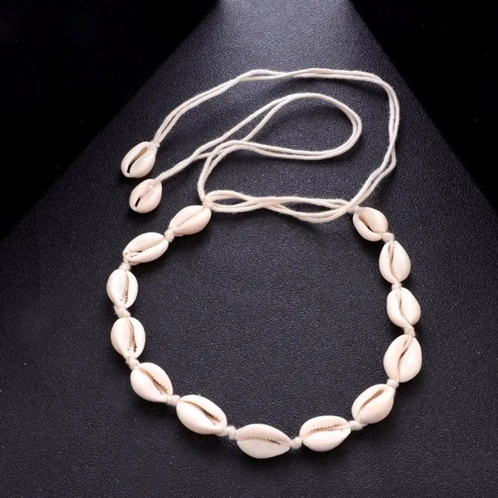 

Bohemian Beach Tassel Necklace Natural Sea Shell Choker Chain Necklace Collar Boho Women Summer Beach Jewelry Shellhard