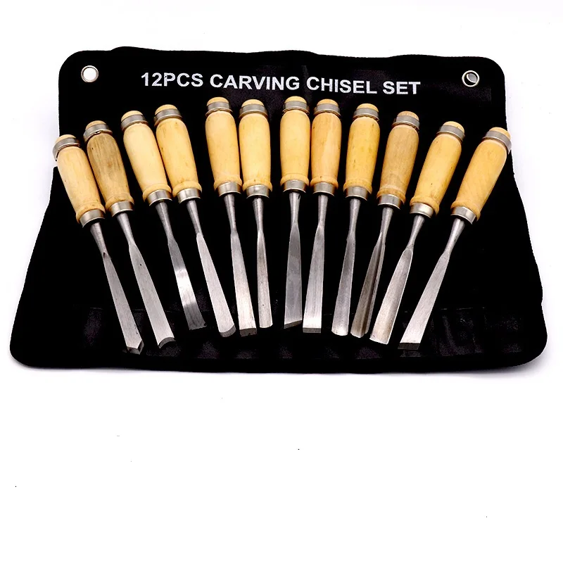 

Wood Carving Chisel Sets Professional Lathe Gouges Carpenters Tools Woodworking Carving Knife DIY Hand Tools Chisel Set