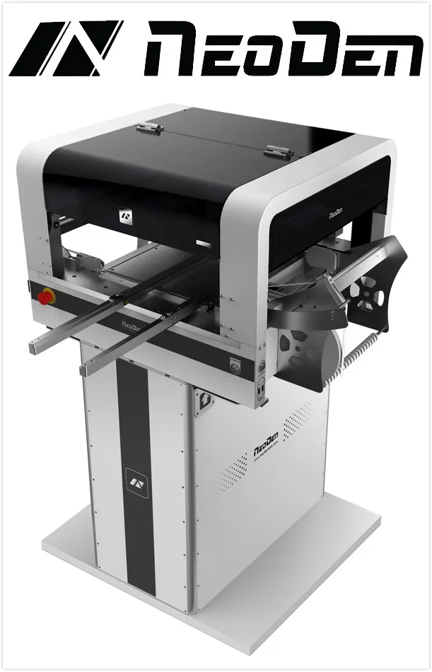 Прототип печатной платы SMT Настольный палочки и место машина Neoden 4 с 48 кормление рыб, видение системы и четыре сопла