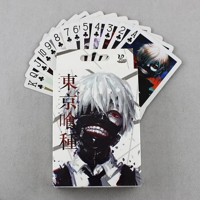 54 Sheets/Set Anime Tokyo Ghoul Poker Cards Comics Character Collection Playing Cards Christmas and New Year gifts