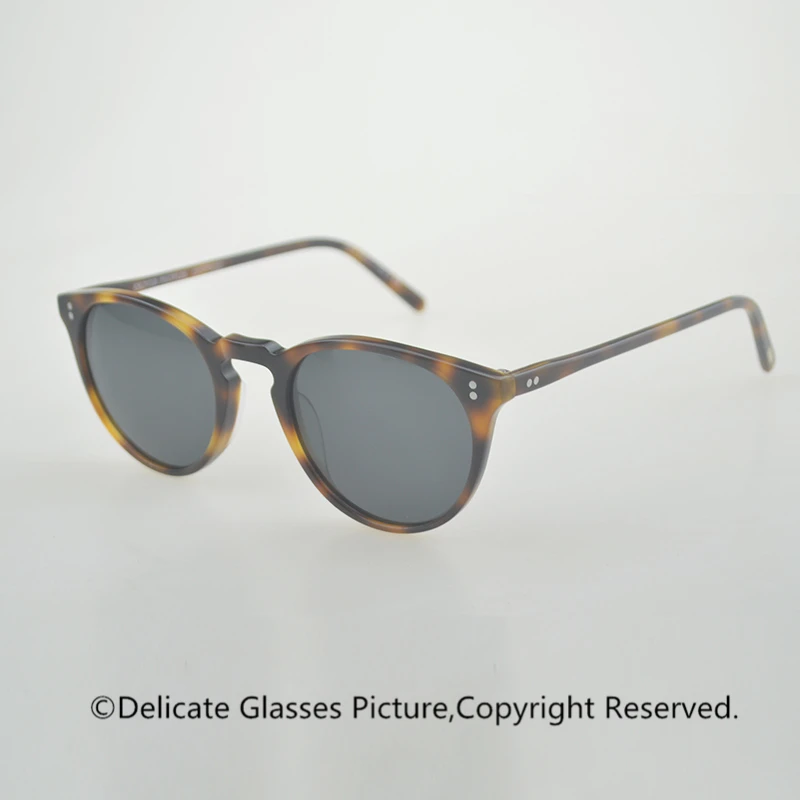 Винтажные круглые очки О 'Мэлли, солнцезащитные очки для мужчин и женщин, классические брендовые дизайнерские очки OV5183, поляризационные солнцезащитные очки знаменитостей
