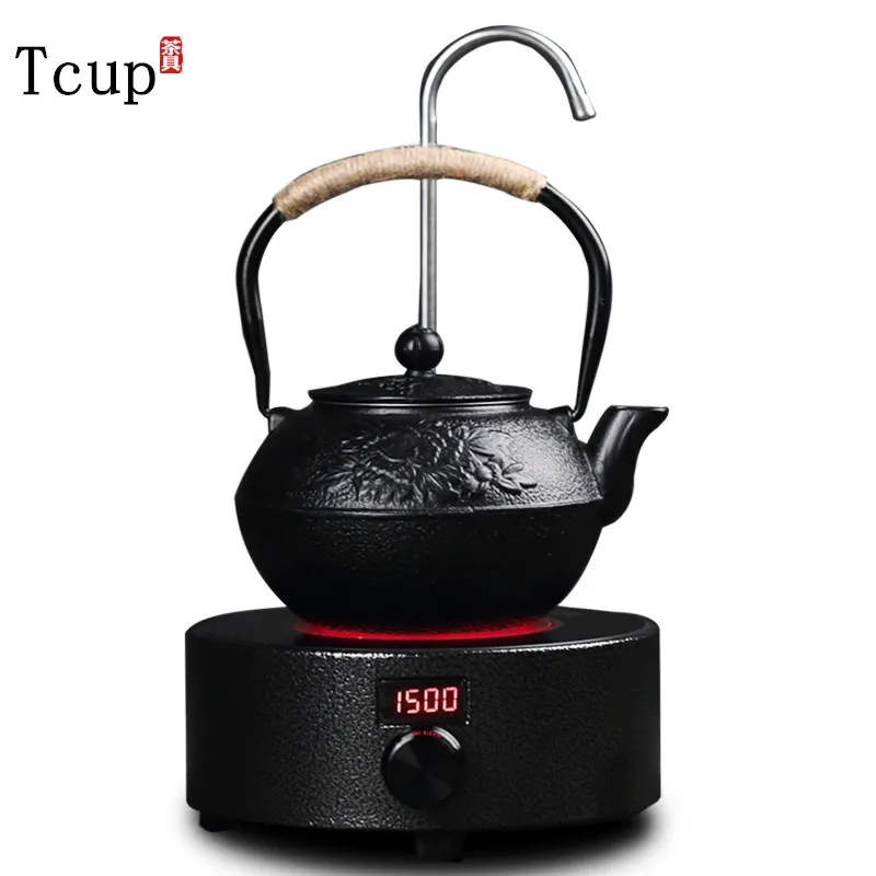 

Iron Teapot Electric Ceramic Pot Set Handmade Iron Pot Japanese Uncoated Iron Teapot Automatic Tea Cooker Tea Tea Set