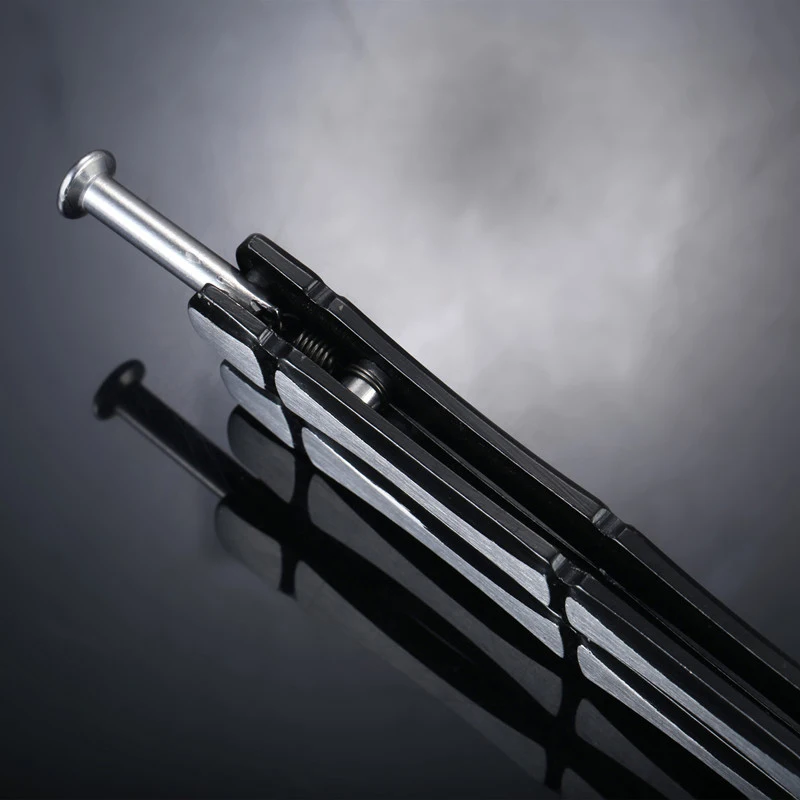 расческа бабочка Pro Салон металлической Нержавеющая сталь складной Практика