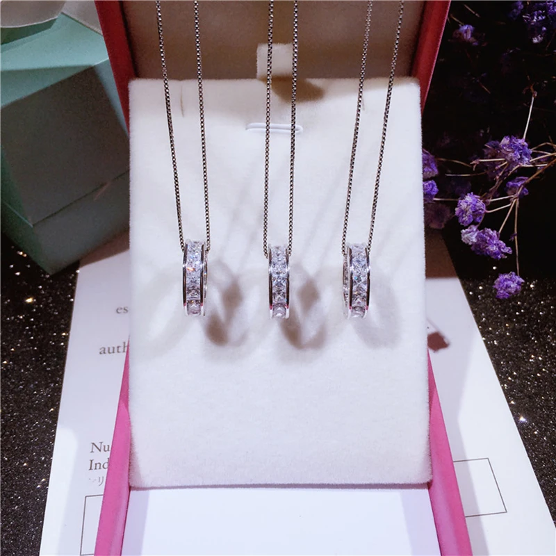 

2018 natural minimalist S925 sterling silver 12 constellation necklace micro inlaid zircon collar clavicle summer woman jewelry