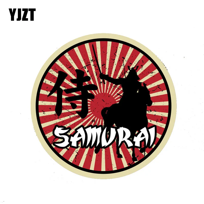

YJZT 11.9CM*11.9CM Creative Sport SAMURAI JDM Drift Car Sticker Decal Accessories 6-2253