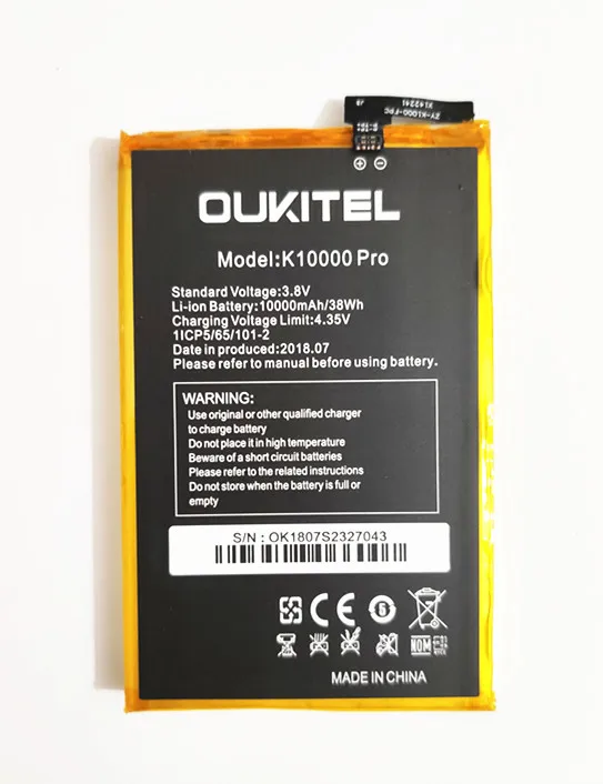 Аккумулятор AZK 10000 мА · ч 10 шт./лот для oukitel k10000 Pro / Mix мобильный телефон | Мобильные