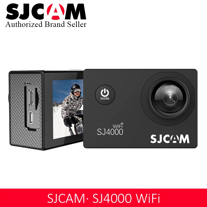 2018 Горячая ~ 100% оригинальная SJCAM SJ4000 WiFi экшн Камера спортивная SJ Подводная 4K Wifi