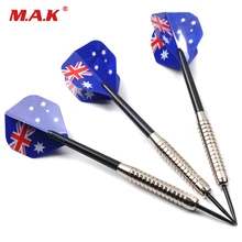 21,6 г 3 шт стальные жесткие дротики с жестким наконечником и забавными флаги, домашние спортивные дротики для взрослых, спортивные игрушки для метания
