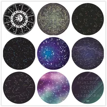 Скандинавские трендовые круглые ковры для гостиной, спальни, модные домашние Нескользящие напольные коврики, креативные HD 3D принтованные ковры