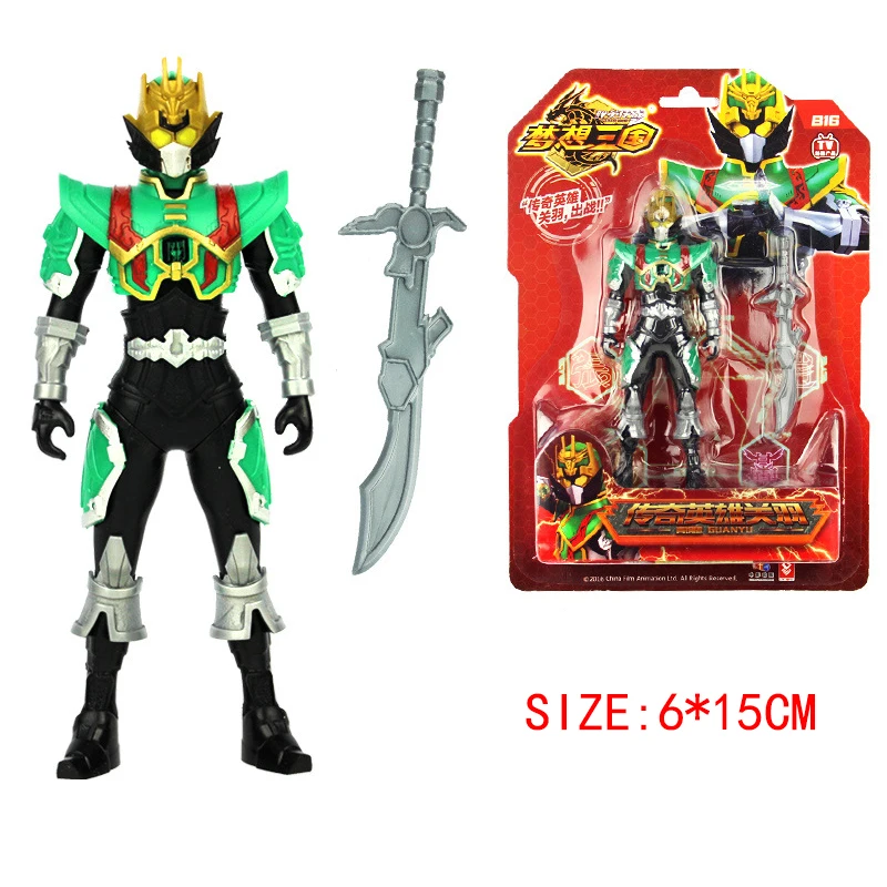 2018 New 15CM Action Figure Dragon Doll Toys Dinosaur Ranger Model Transformation Watch Toy Sword