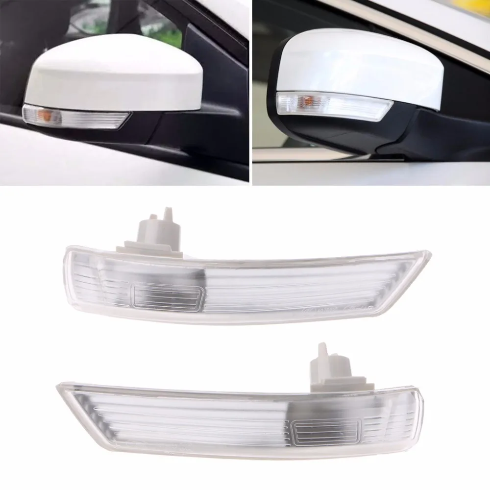 Headlight Cover 1Pc Left/Right Side Mirror Turn Signal Corner Light Lamp Cover Shade For Focus II 2 III 3 Mondeo Car Light Shell