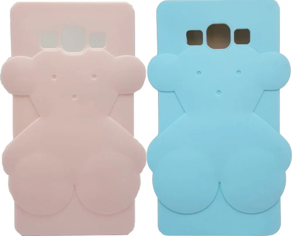 

Soft Silicone Phone Case for Samsung Galaxy A5 A5000 E5 E500 J5 J500F 2015 Lovely 3D Cartoon Bear Cover for GALAXY ON5 2015
