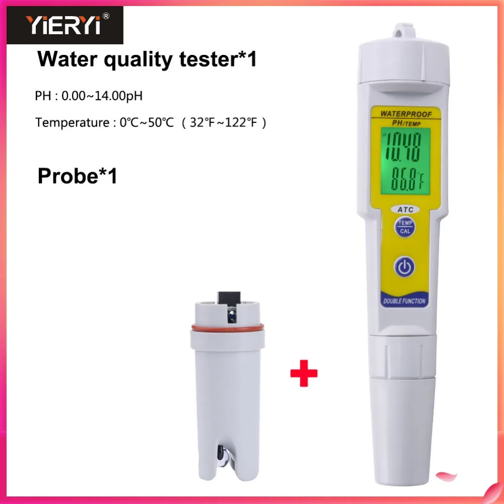 

Yieryi PH-618 High Precision Mini PH Meter Automatic Correction Waterproof Acidity Meter Pen Type Quality Analysis Device