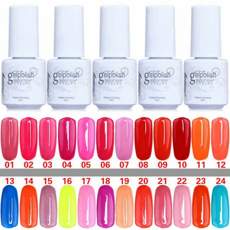 

Soak Off Long Lasting Varnish Gel Lacquer Gel Nail Polish UV Led Quick-dry Nail Gel Manicure Gel Polish Nails Art Multicolor
