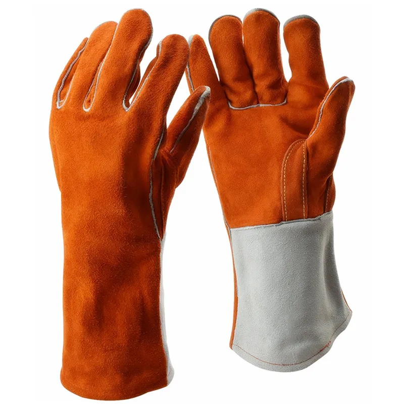 Heavy Duty Thick Arc Tig Mig Welding Gloves Flexible Sturdy Large