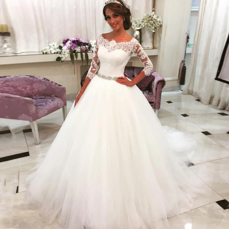 white princess ball gown