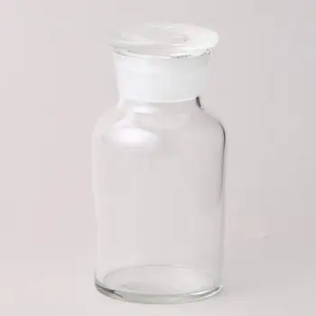 

1000ml Laboratory Clear Glass Reagent Bottle,1L,Wide Mouth,Ground Stopper