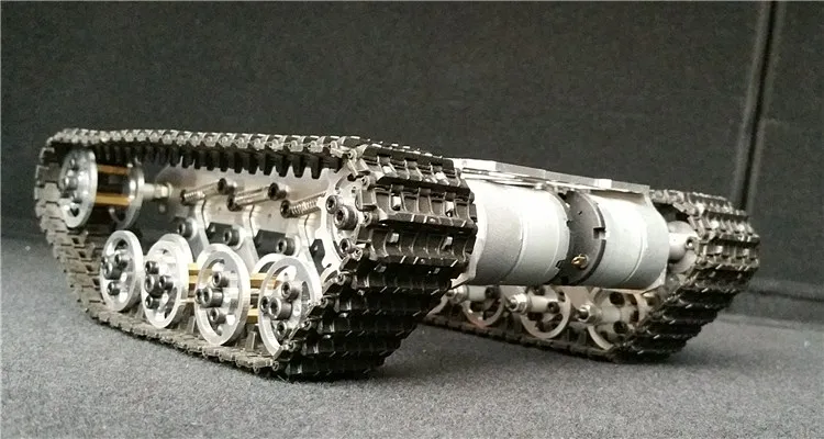 

KD Unassembled Tank chassis crawler chassis Climbing obstacle for Crawler robot Model Smart Tank Shock absorption Robot chassis