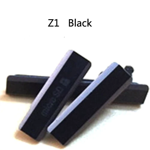 Micro SD sim-карта usb слот для зарядки пылезащитный чехол Пылезащитная заглушка для sony Xperia Z1 L39h C6903 Z2 Z3 Compact D5803 D5833 L55T D6603 - Цвет: Z1 L39H Black