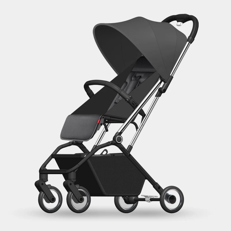  Folding Baby Stroller Car Lightweight Portable Trolley One-Hand Control Four-Season Travelling Pram