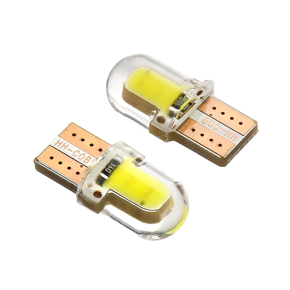 180LM 6500K практичный COB лампы 10x T10 194 168 W5W COB 8 SMD СВЕТОДИОДНЫЙ CANBUS яркая кварцевая белый лицензионный светильник лампочка