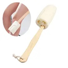 Длинная ручка для душа для ванны Loofah Задняя щетка для тела Очищающая тусклый ворсистый уход за кожей MH88