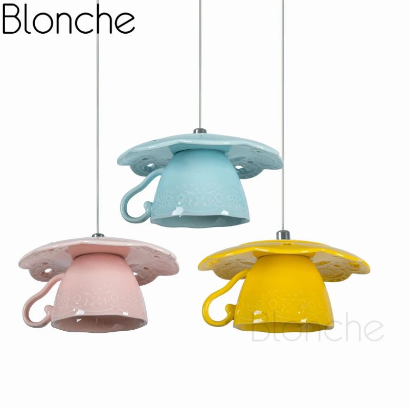 Preise Moderne Keramik Anhänger Lichter Mini Led Teekanne Hängen Lampe für Esszimmer Küche Home Decor Beleuchtung Kunst Suspension Leuchten