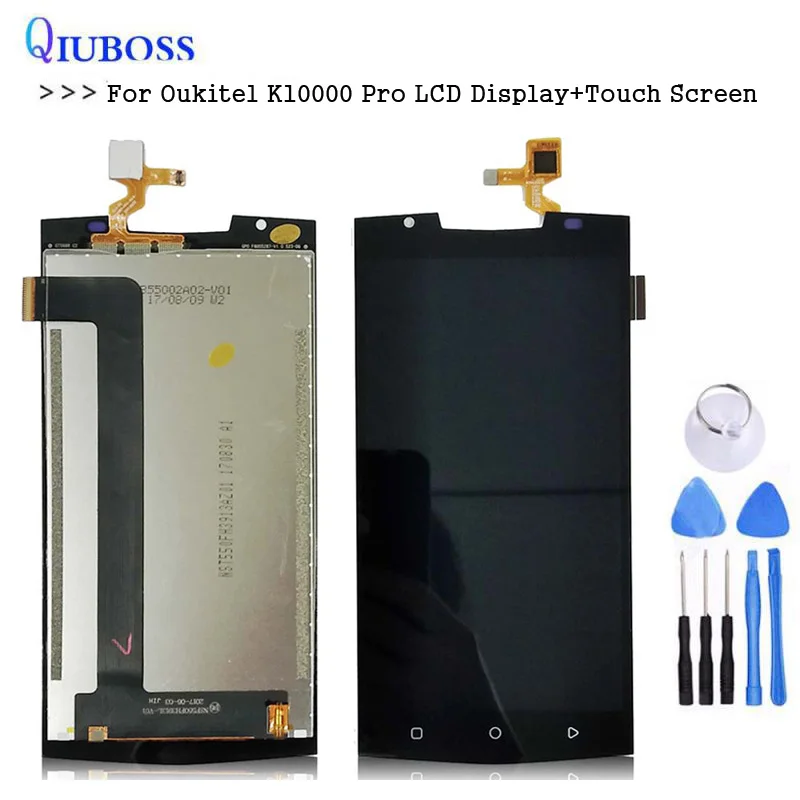 

For Oukitel K10000 Pro LCD Display+Touch Screen 100%Tested LCD Digitizer Glass Replacement