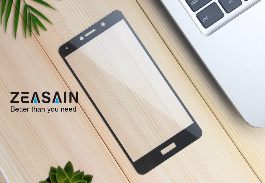 2 Pack Original ZEASAIN 9H Full Cover Tempered Glass Screen Protector For Huawei Honor 6X 6 X Honor6X 2.5D Toughened Glass Film (6)