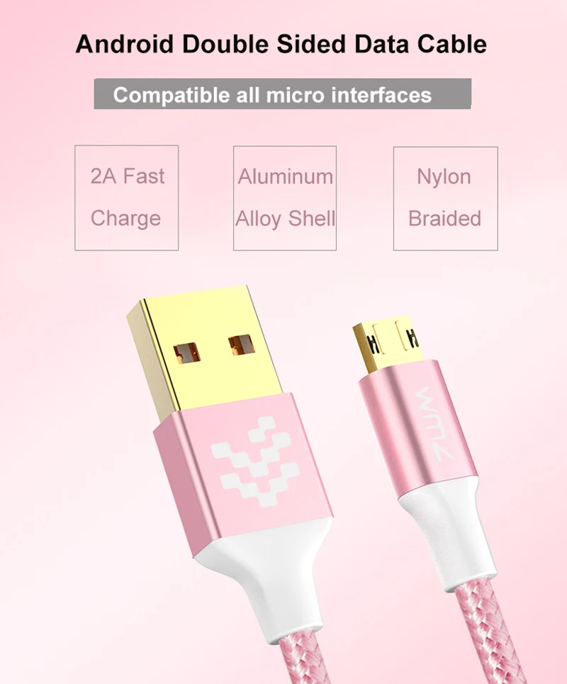 Micro Reversible USB 2.0 Cable 1