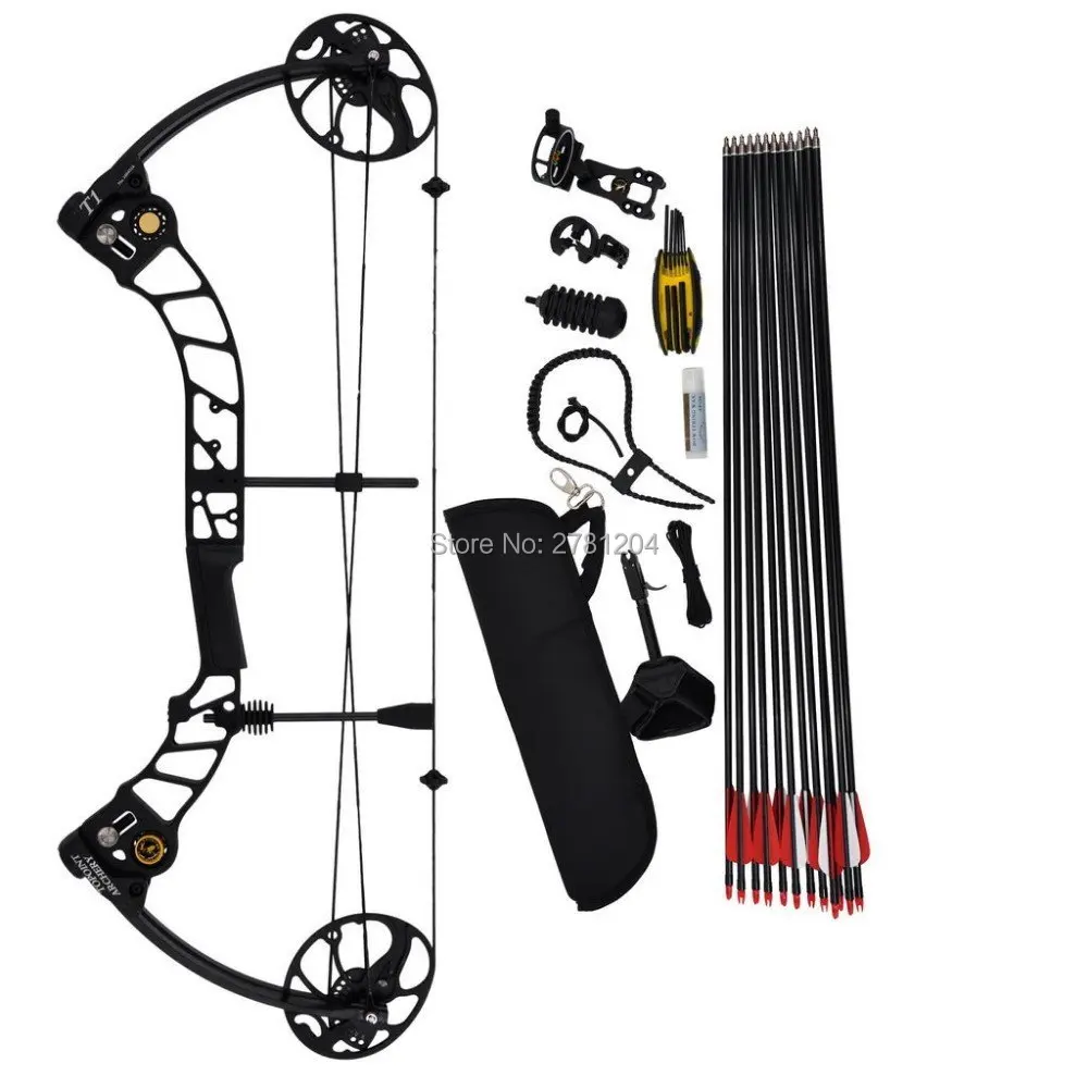 left handed compound bow Hunting Compound Bow and arrow 15 70 lbs
