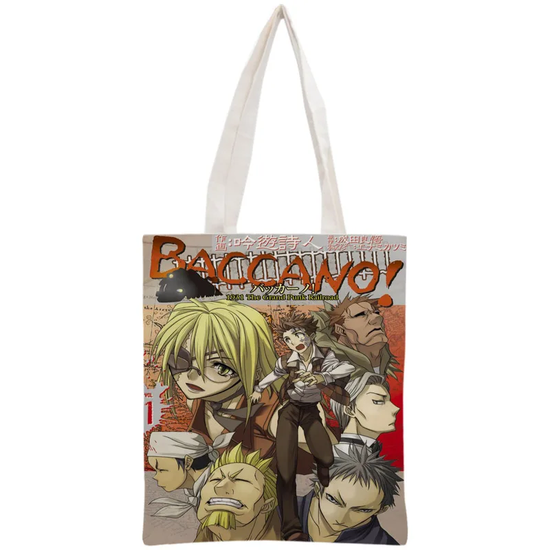 На заказ Baccano! Холщовые сумки для покупок из хлопка 30x35 см многоразовая складная