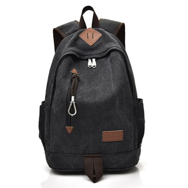 Planeet essence alias Mannen Canvas Rugzak Tiener Jongens Schooltas Laptop Rugzakken Studenten  Casual Reizen Rugzak Grote Boek Tassen Bruin Zwart XA1916C|backpack  student|men canvas backpackcanvas backpack - AliExpress