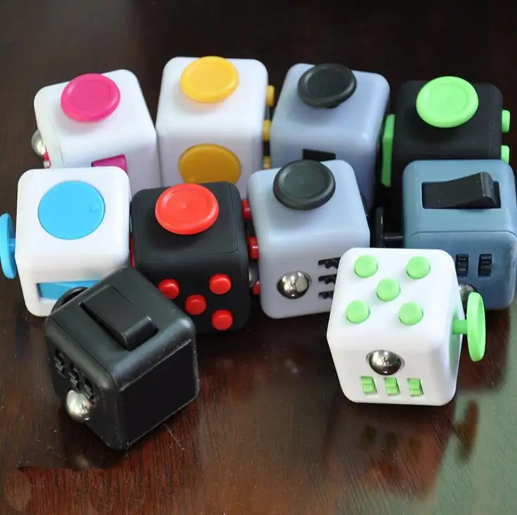 

Magic Cube Anxiolytic Stress Relief Toys Fun Decompression Cube Toy 11 Colors Children Gift