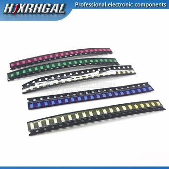 

100pcs 1206 SMD LED light Package LED Package Red White Green Blue Yellow 1206 led in stock hjxrhgal